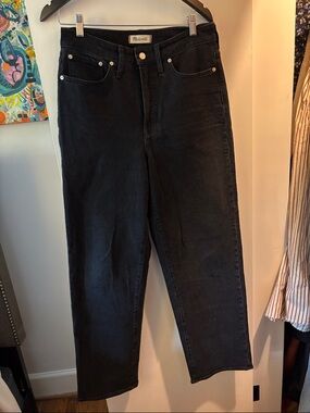 Madewell Black side 29T Curvy Perfect Vintage Wide-Leg Jeans